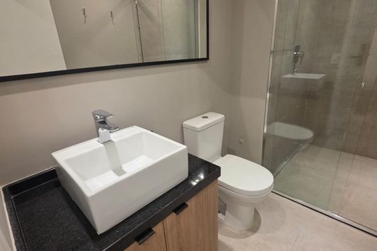 Banheiro de apartamento para alugar com 1 quarto, 42m² em Jardim Analia Franco, São Paulo
