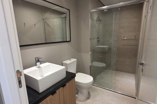 Banheiro de apartamento para alugar com 1 quarto, 42m² em Jardim Analia Franco, São Paulo