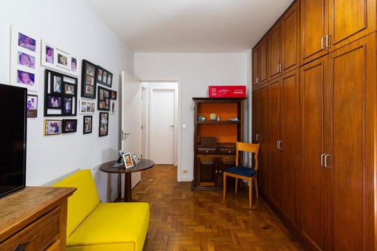 Quarto de apartamento à venda com 3 quartos, 214m² em Consolação, São Paulo