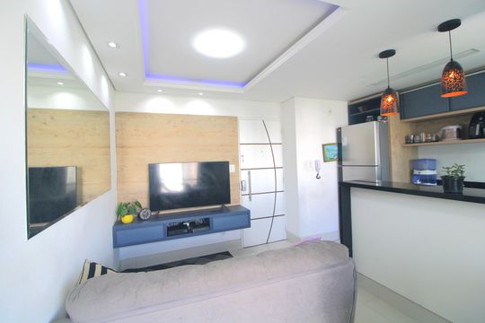 Sala de apartamento à venda com 2 quartos, 48m² em Vila Inglesa, São Paulo