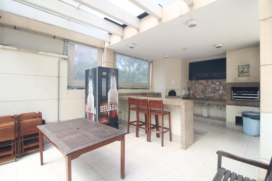 Área comum - Churrasqueira de apartamento à venda com 2 quartos, 48m² em Vila Inglesa, São Paulo
