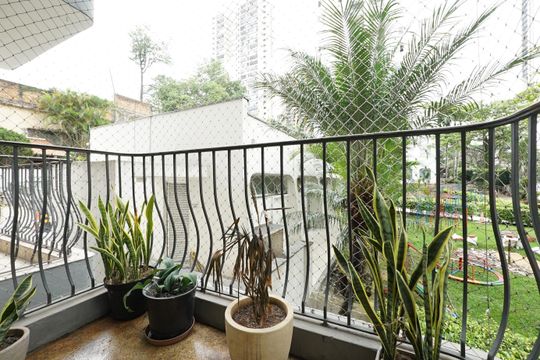 Varanda de apartamento à venda com 3 quartos, 95m² em Jardim Aurelia, São Paulo