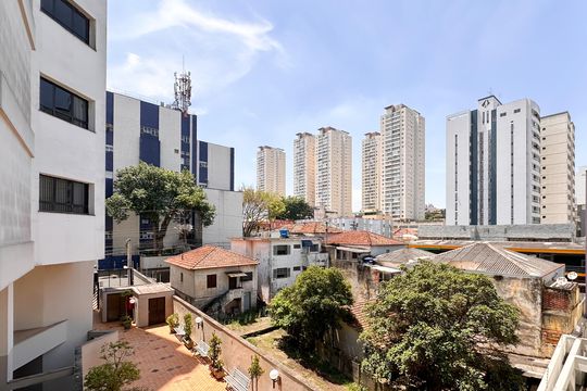 Vista da suíte de apartamento à venda com 1 quarto, 84m² em Centro, São Bernardo do Campo