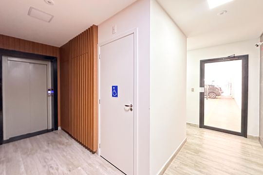 Área comum - Hall de apartamento à venda com 1 quarto, 84m² em Centro, São Bernardo do Campo