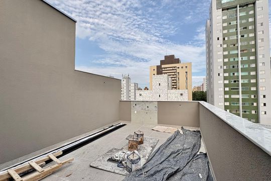 Área da Cobertura de apartamento à venda com 3 quartos, 120m² em Barro Preto, Belo Horizonte