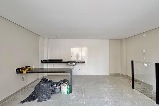 Cozinha de apartamento à venda com 3 quartos, 120m² em Barro Preto, Belo Horizonte