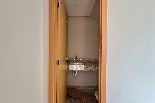 Lavabo de apartamento à venda com 3 quartos, 120m² em Barro Preto, Belo Horizonte