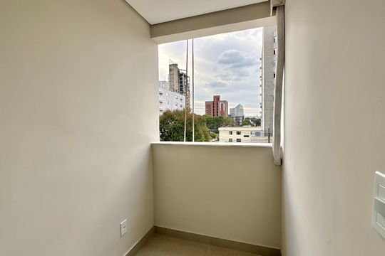 Suíte - Varanda de apartamento à venda com 1 quarto, 34m² em Barro Preto, Belo Horizonte