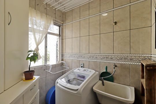 Área de Serviço de apartamento à venda com 3 quartos, 63m² em Parque Marajoara, Santo André