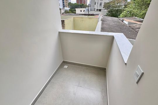 Suíte - Varanda de apartamento à venda com 1 quarto, 34m² em Barro Preto, Belo Horizonte