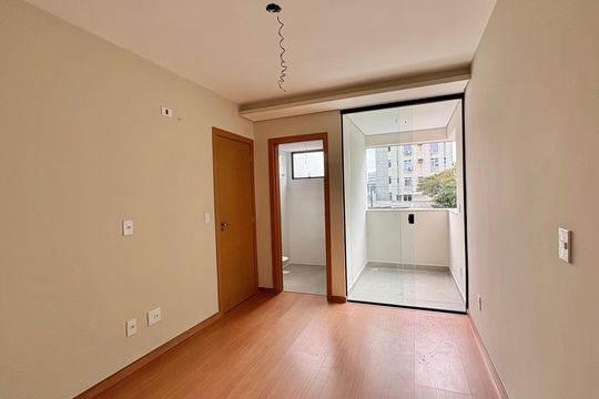 Suíte de apartamento à venda com 1 quarto, 34m² em Barro Preto, Belo Horizonte