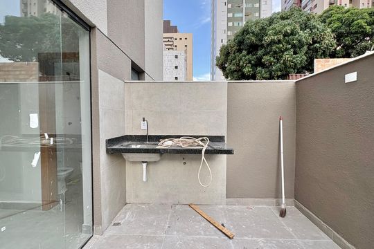 Área de serviço de apartamento à venda com 1 quarto, 62m² em Barro Preto, Belo Horizonte