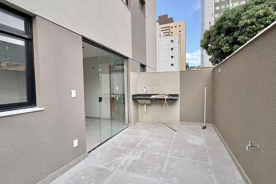 Área de serviço de apartamento à venda com 1 quarto, 62m² em Barro Preto, Belo Horizonte