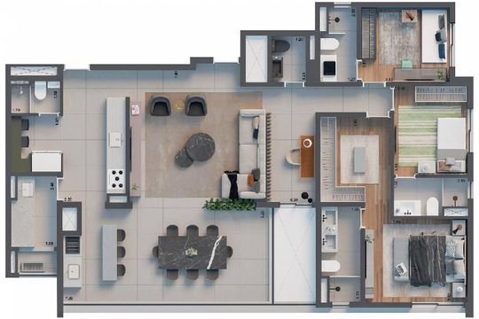 Apartamento à venda com 3 quartos, 106m² em Vila Clementino, São Paulo