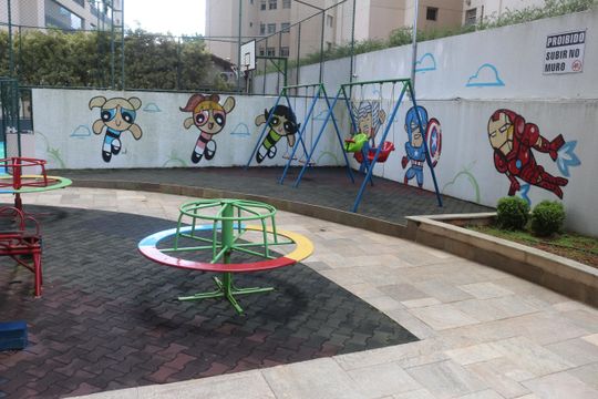 Área comum - Playground de apartamento para alugar com 3 quartos, 172m² em Mauá, São Caetano do Sul