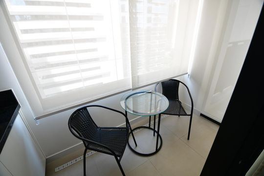 Sacada de kitnet/studio para alugar com 1 quarto, 47m² em Centro, Campinas