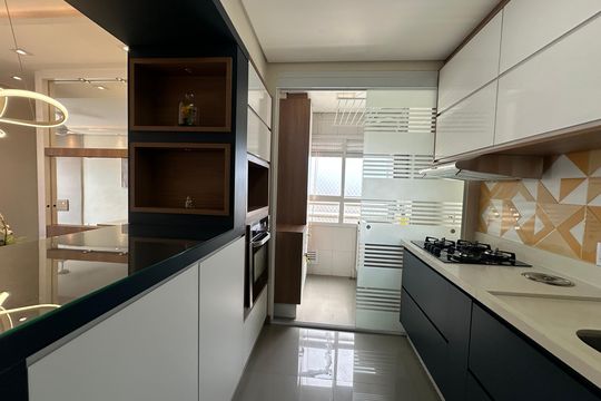 Cozinha de apartamento para alugar com 3 quartos, 71m² em Centro, Barueri