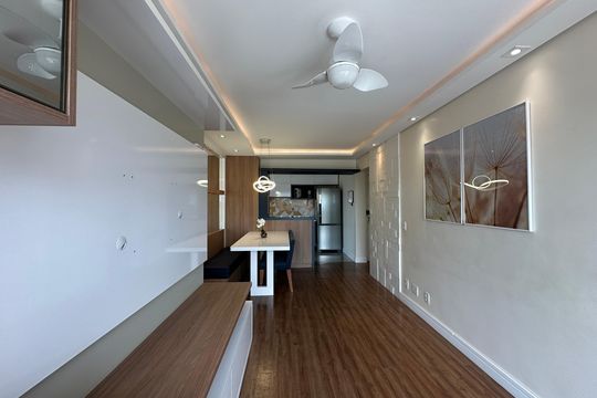 Sala de apartamento para alugar com 3 quartos, 71m² em Centro, Barueri