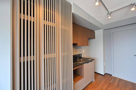 Cozinha de kitnet/studio para alugar com 1 quarto, 49m² em Vila Clementino, São Paulo