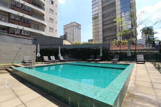 Área Comum - Piscina de apartamento à venda com 3 quartos, 84m² em Vila Olímpia, São Paulo