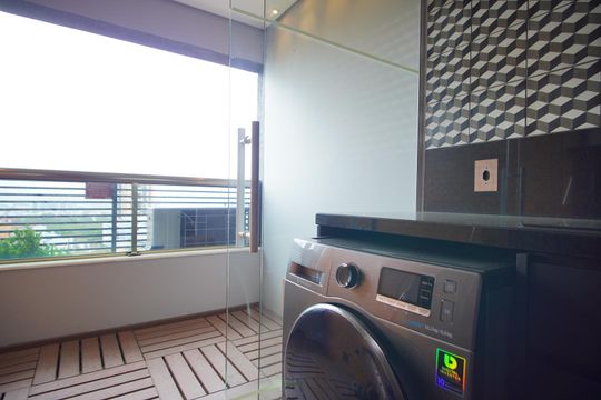 Área de serviço de kitnet/studio para alugar com 1 quarto, 68m² em Petrópolis, Porto Alegre