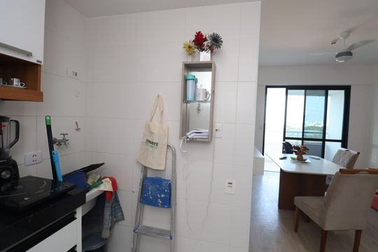 Área de Serviço de apartamento para alugar com 1 quarto, 50m² em Caminho das Árvores, Salvador