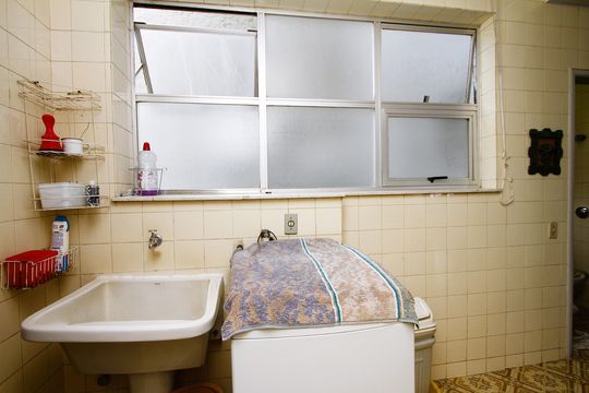 Área de Serviço de apartamento à venda com 3 quartos, 135m² em Santa Lúcia, Belo Horizonte