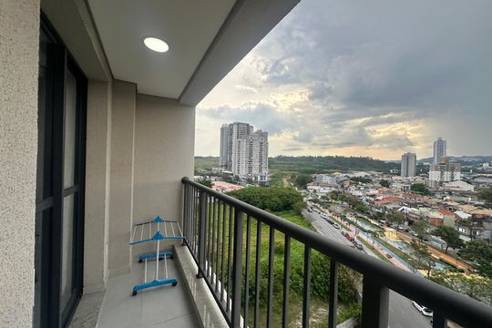 Varanda da Sala de apartamento para alugar com 1 quarto, 36m² em Nova Aldeinha, Barueri