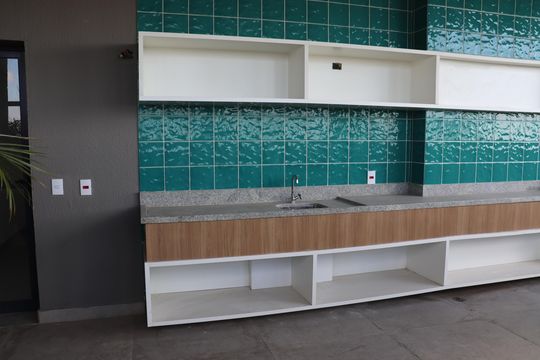 Área comum - Churrasqueira de apartamento para alugar com 1 quarto, 36m² em Nova Aldeinha, Barueri