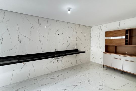 Cozinha de apartamento para alugar com 3 quartos, 100m² em Campestre, Santo André