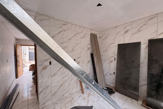 Cozinha de casa à venda com 2 quartos, 72m² em Vila Lucinda, Santo André