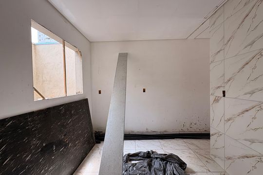 Cozinha de casa à venda com 2 quartos, 72m² em Vila Lucinda, Santo André
