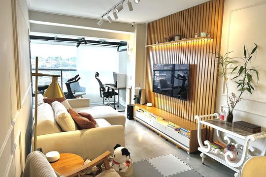 Sala de apartamento à venda com 2 quartos, 78m² em Vila da Saúde, São Paulo