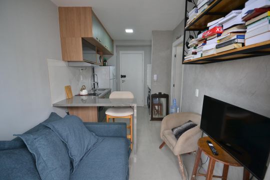 Sala de apartamento à venda com 1 quarto, 29m² em Butantã, São Paulo