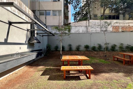 Área comum - Churrasqueira de apartamento à venda com 2 quartos, 40m² em Cerqueira César, São Paulo