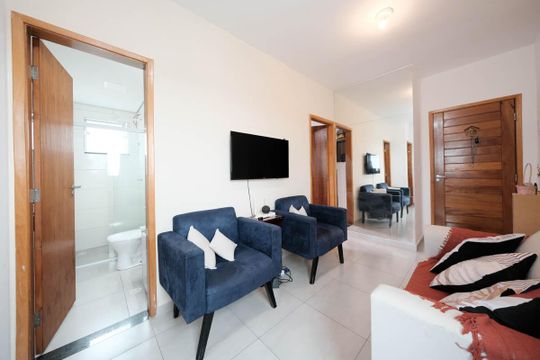 Sala/Cozinha de apartamento para alugar com 2 quartos, 54m² em Cidade Líder, São Paulo