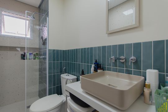 Banheiro Social de apartamento à venda com 2 quartos, 61m² em Vila Mariana, São Paulo
