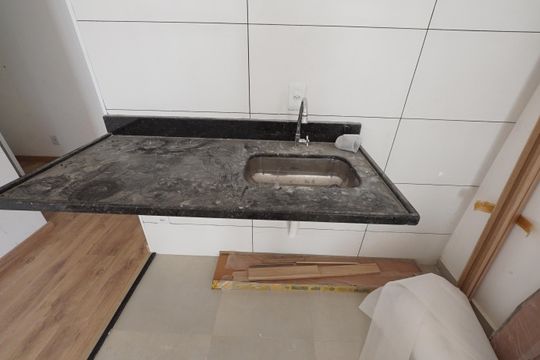 Cozinha de kitnet/studio à venda com 1 quarto, 31m² em Vila Mariana, São Paulo