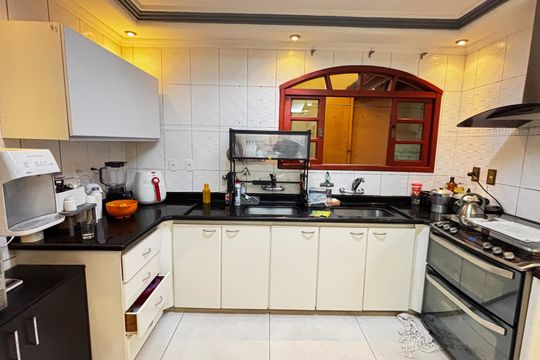 Cozinha - Sala de Jantar de casa à venda com 3 quartos, 180m² em Vila América, Santo André