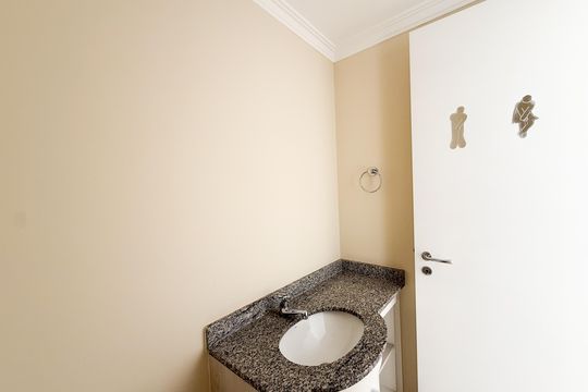 Lavabo de apartamento para alugar com 2 quartos, 87m² em Vila Comercial, São Paulo