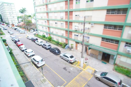 Suíte - Vista de apartamento à venda com 1 quarto, 40m² em Petrópolis, Porto Alegre