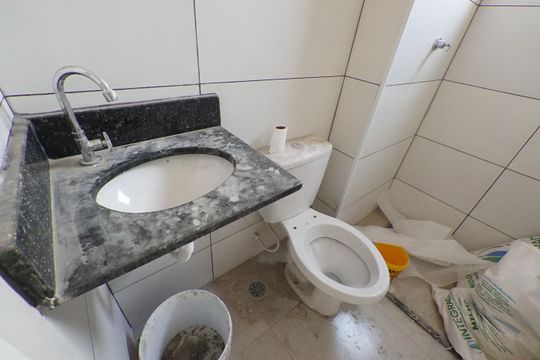 Banheiro de kitnet/studio à venda com 1 quarto, 29m² em Vila Mariana, São Paulo