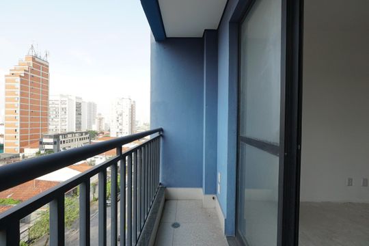 Varanda de kitnet/studio à venda com 1 quarto, 28m² em Vila Mariana, São Paulo