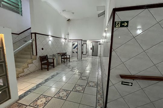 Área comum de apartamento para alugar com 1 quarto, 47m² em Embaré, Santos