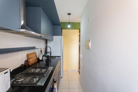 Cozinha de apartamento para alugar com 2 quartos, 36m² em Imperial de São Cristóvão, Rio de Janeiro