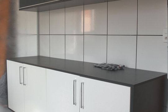 Cozinha de apartamento para alugar com 2 quartos, 52m² em Jardim Satelite, São Paulo
