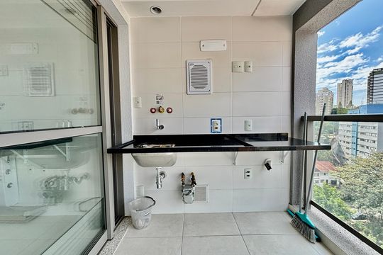 Área de serviço de apartamento à venda com 1 quarto, 50m² em Vila Anglo Brasileira, São Paulo