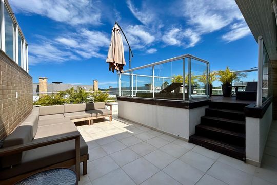 Área gourmet de apartamento para alugar com 3 quartos, 196m² em Campeche, Florianópolis