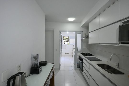 Cozinha de apartamento para alugar com 3 quartos, 125m² em Jardim Vazani, São Paulo