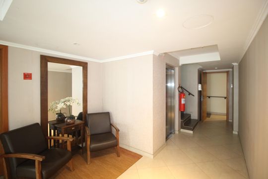 Área comum - Salão de festas de apartamento para alugar com 2 quartos, 91m² em São João, Porto Alegre